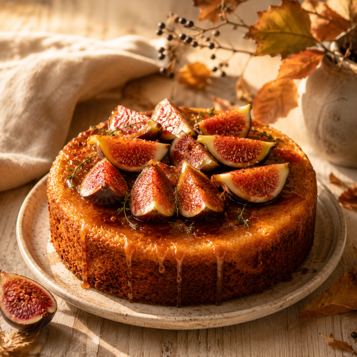 Fig & Brown Butter Autumn Cake